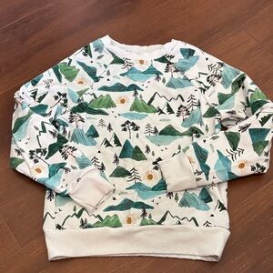 Little Sleepies Mountain Mist Sweatshirt, size 6.